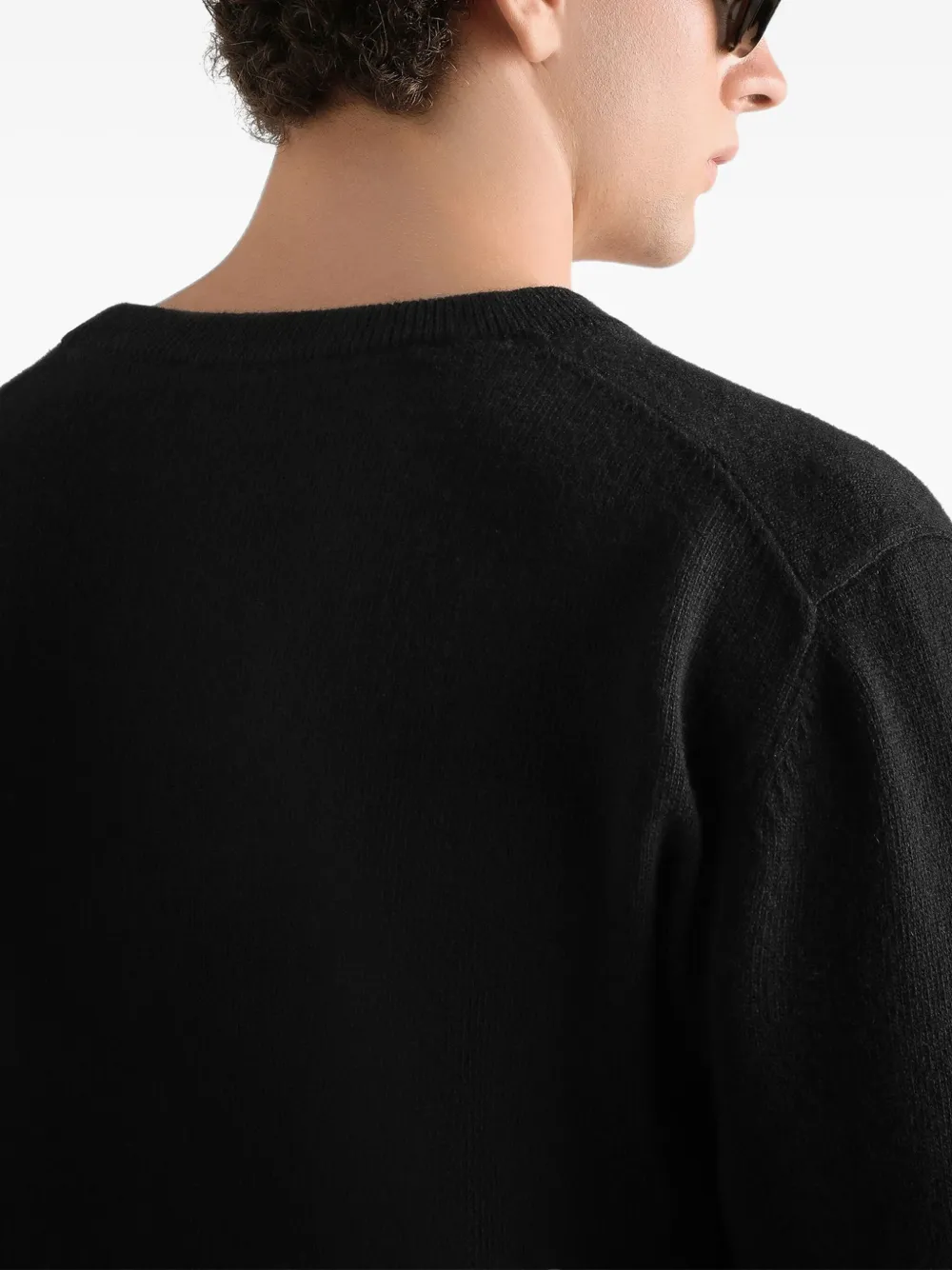 Dolce & Gabbana Vest met knopen en logo-applicatie Zwart