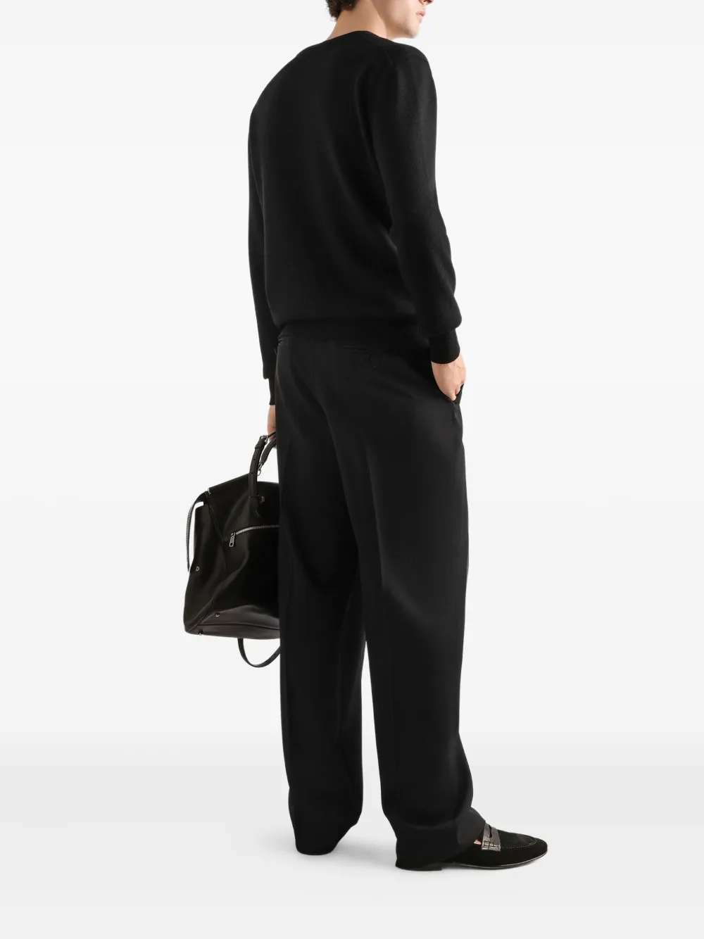Dolce & Gabbana Vest met knopen en logo-applicatie Zwart