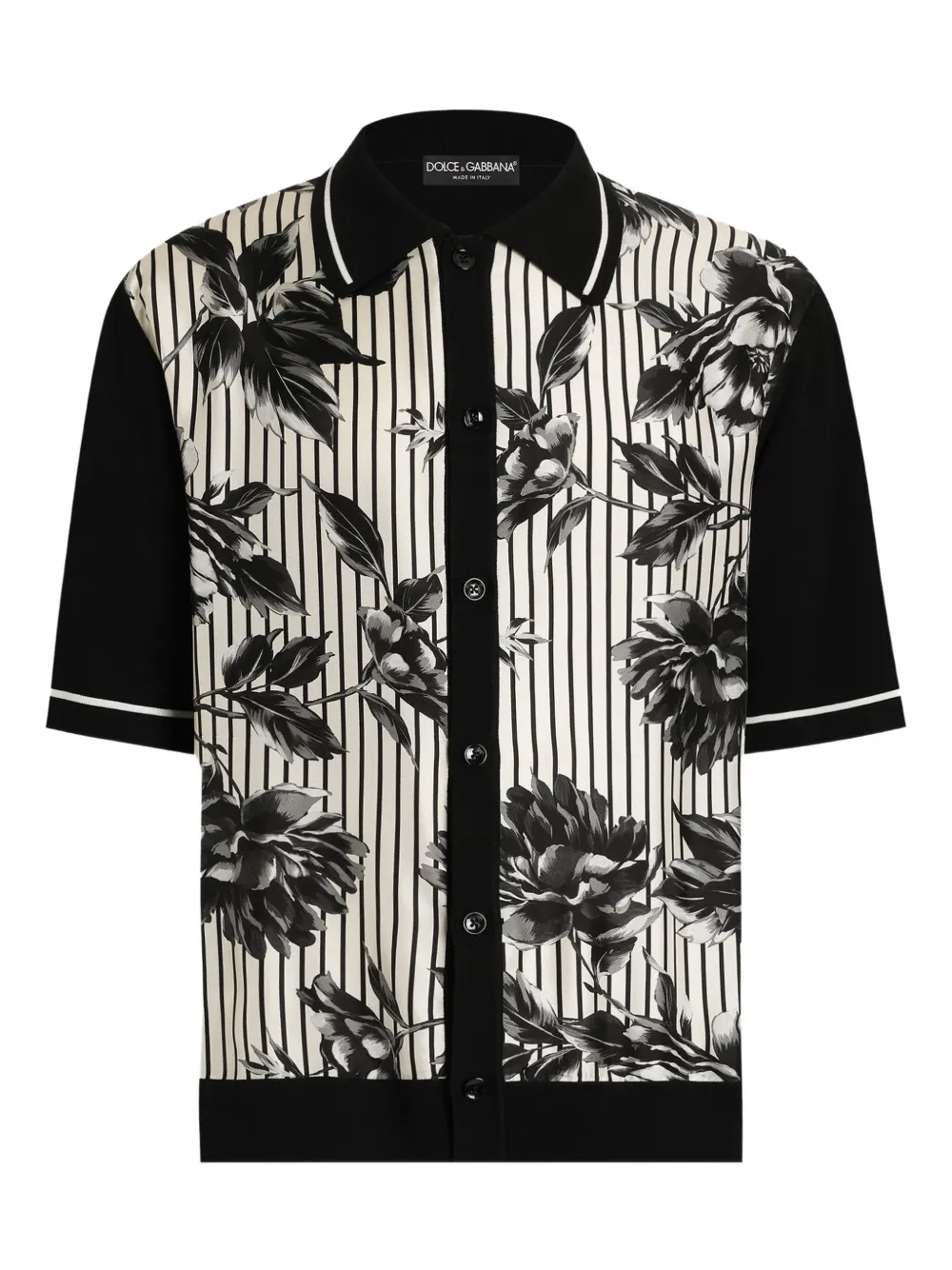 Dolce & Gabbana floral striped shirt | Neutrals | Image 1