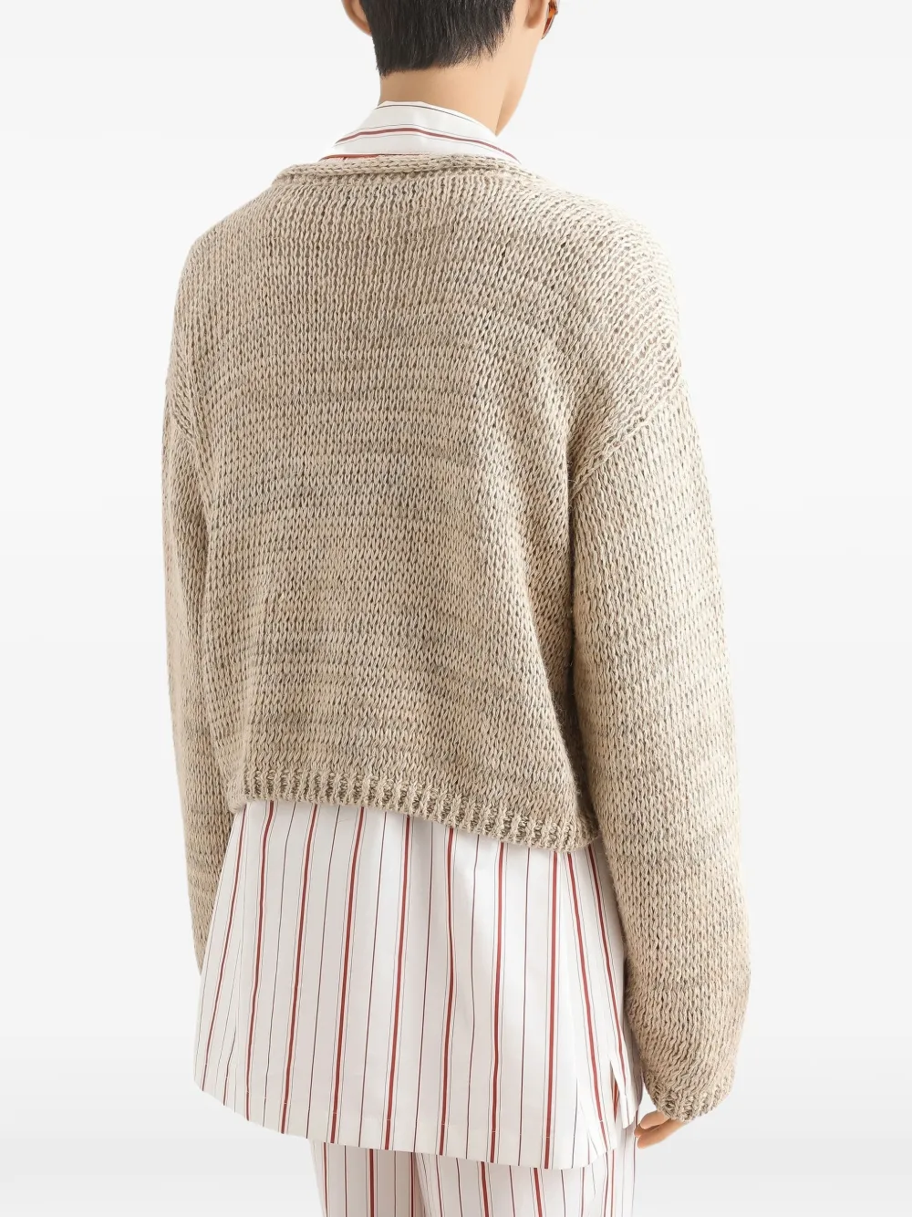 Dolce & Gabbana Vest met zakknoop Beige