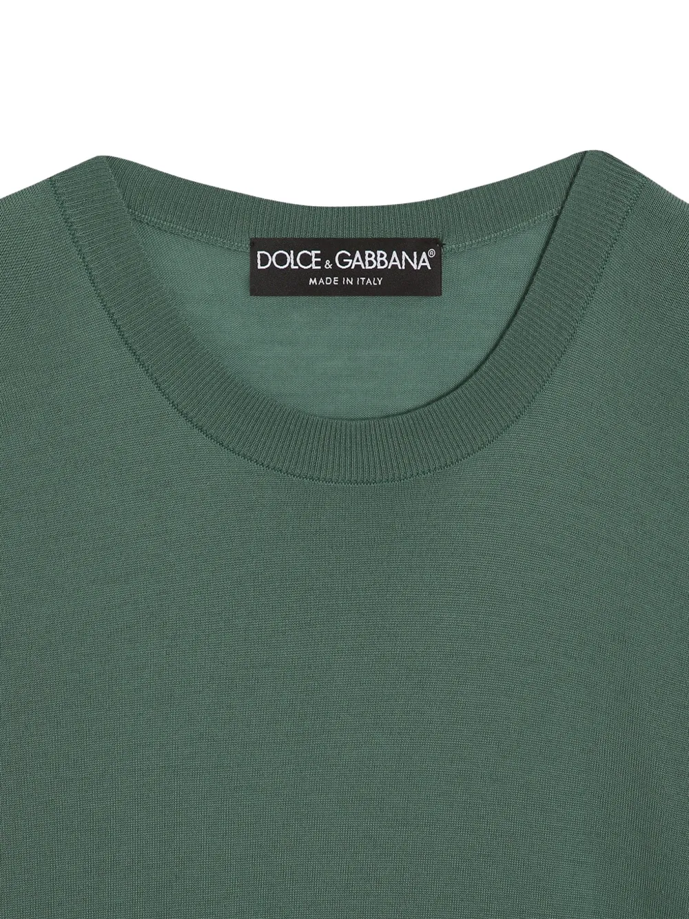 Dolce & Gabbana Trui met hoge hals Groen