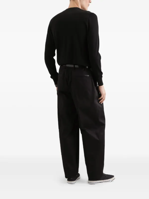Dolce & Gabbana Logo Crew Neck Knitwear | Black | FARFETCH ID