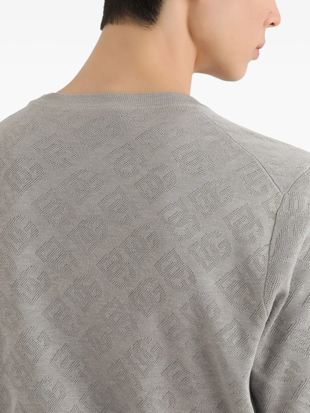 Dolce & Gabbana T-shirt met textuur Grijs