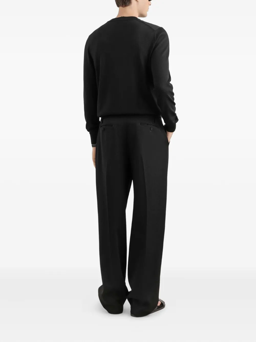 Dolce & Gabbana Trui met logo-applicatie Zwart