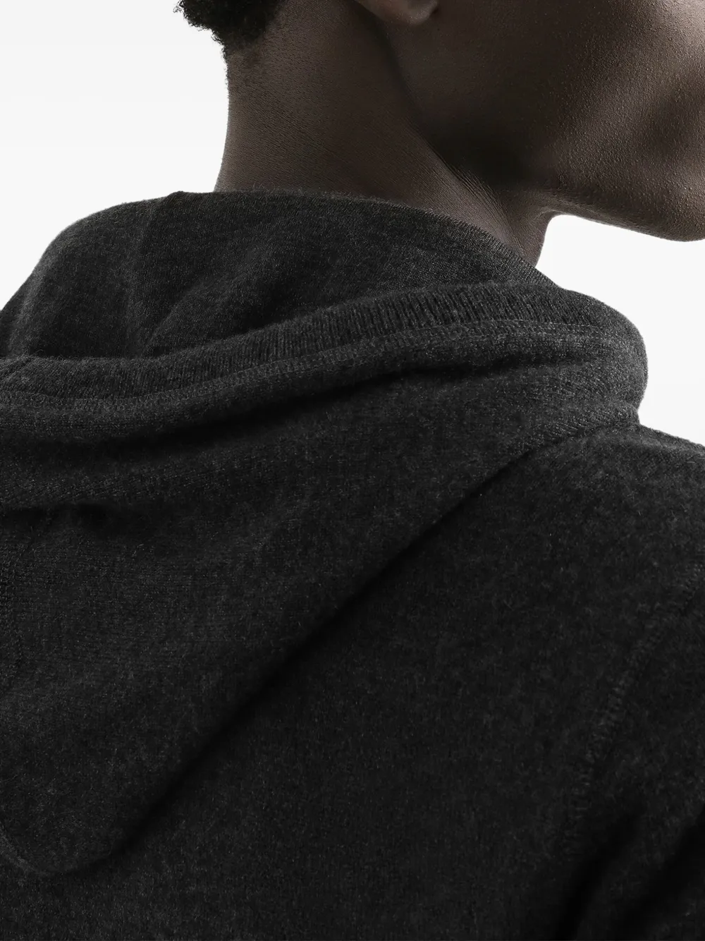 Dolce & Gabbana Hoodie met geborduurd logo Grijs