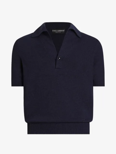 Dolce & Gabbana playera tipo polo con mezcla de algodón