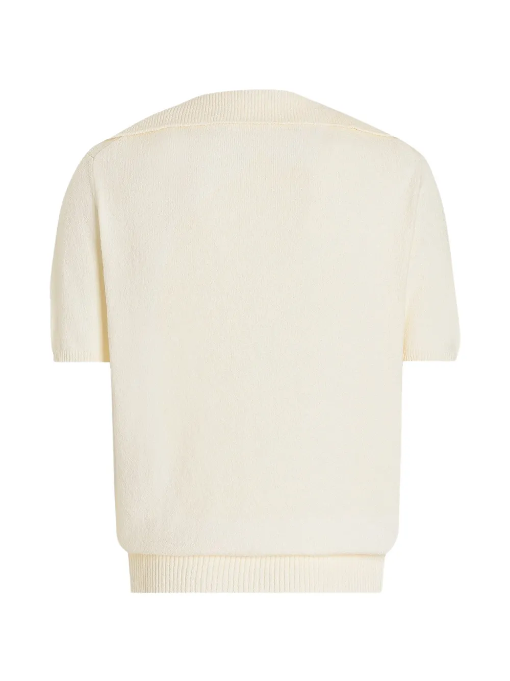 Dolce & Gabbana Poloshirt van linnenblend Beige