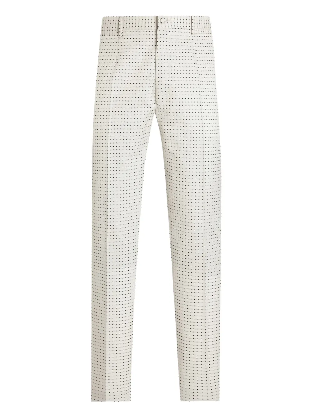 Dolce & Gabbana jacquard-pattern trousers - Weiß