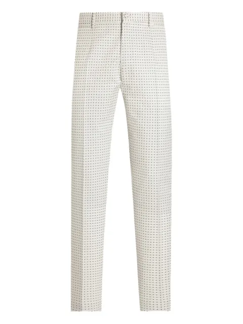 Dolce & Gabbana pantalones con motivo en jacquard