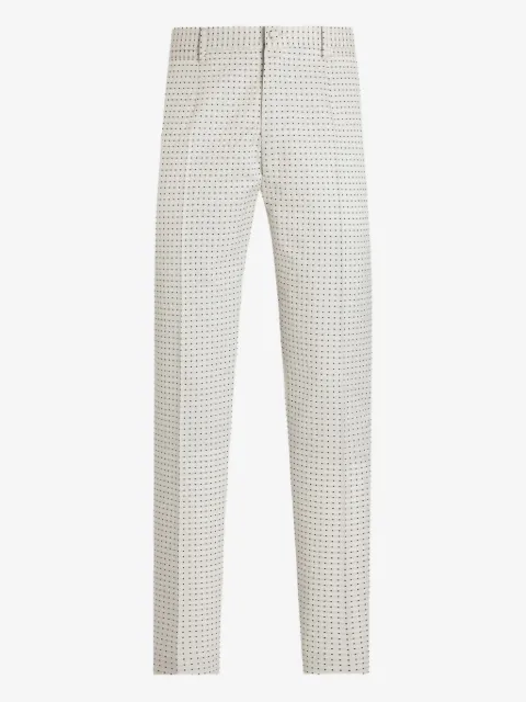 Dolce & Gabbana pantalones con motivo en jacquard