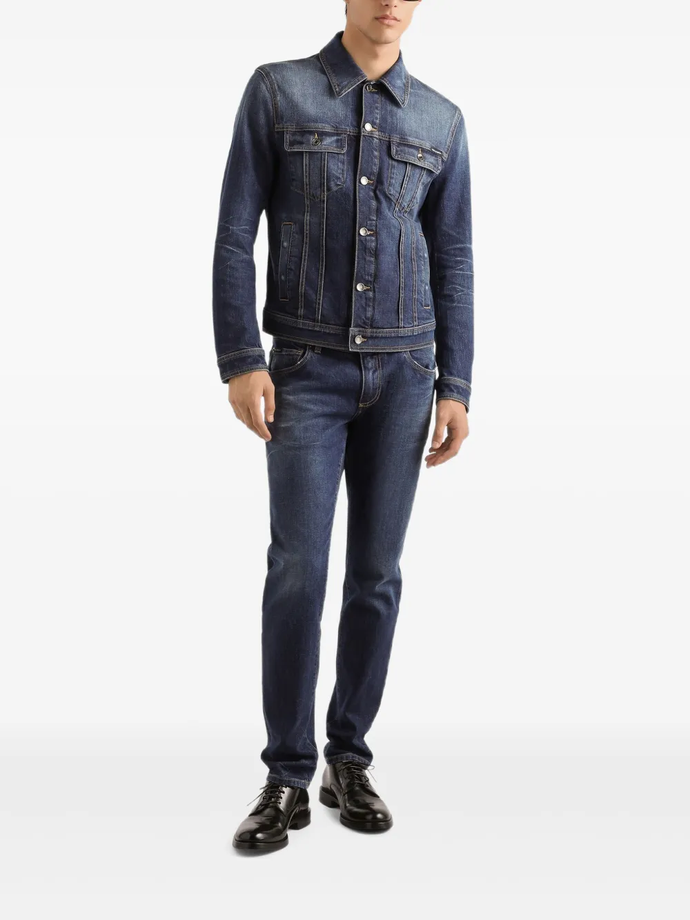 Dolce & Gabbana Jeans met vijf zakken - Blauw
