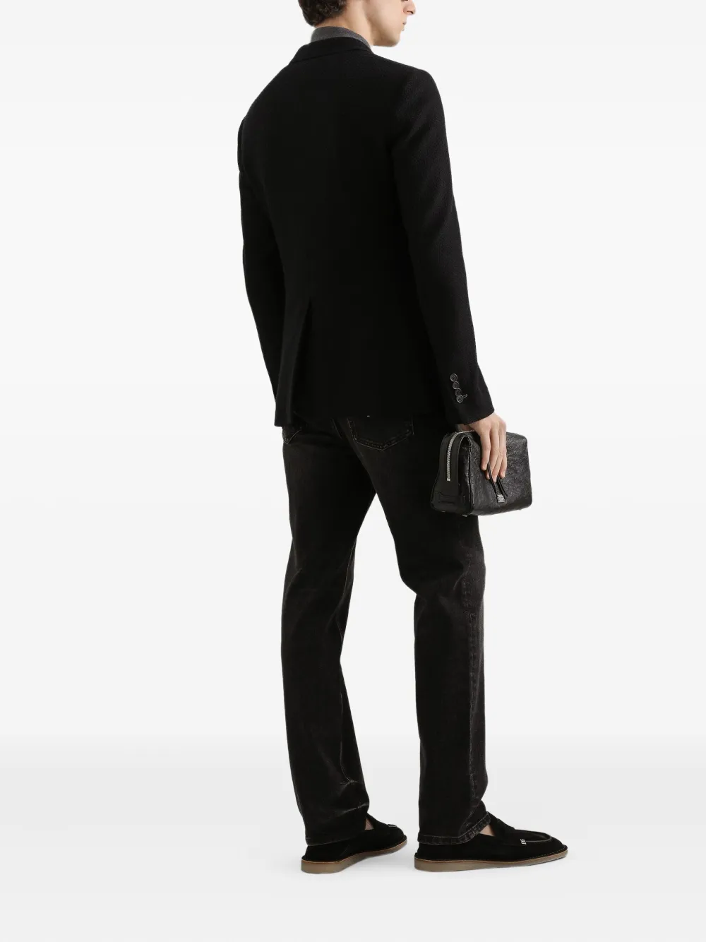  Dolce & Gabbana Logo-patch Jeans - Black 