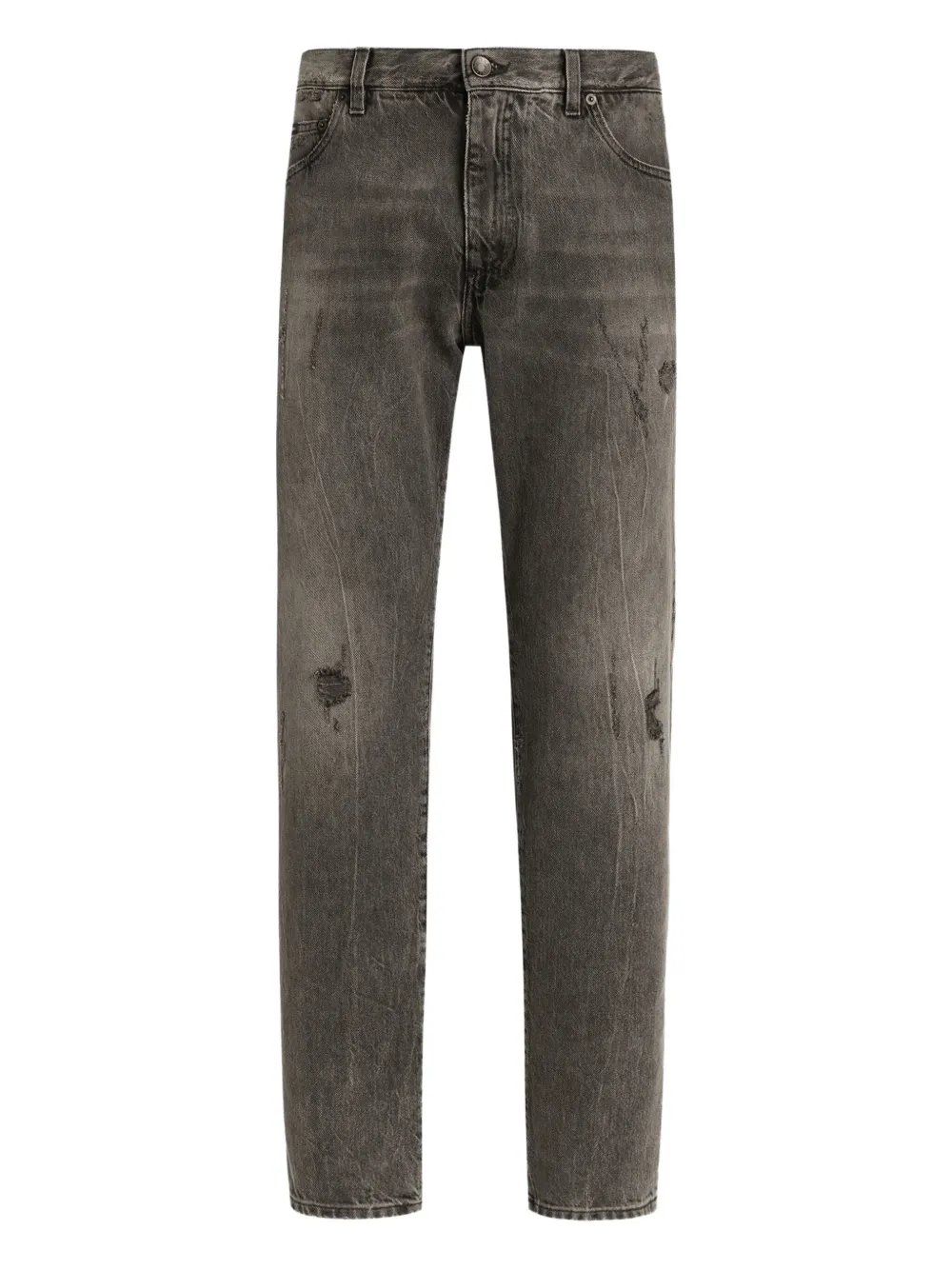 Dolce & Gabbana Jeans con effetto vissuto - Grigio