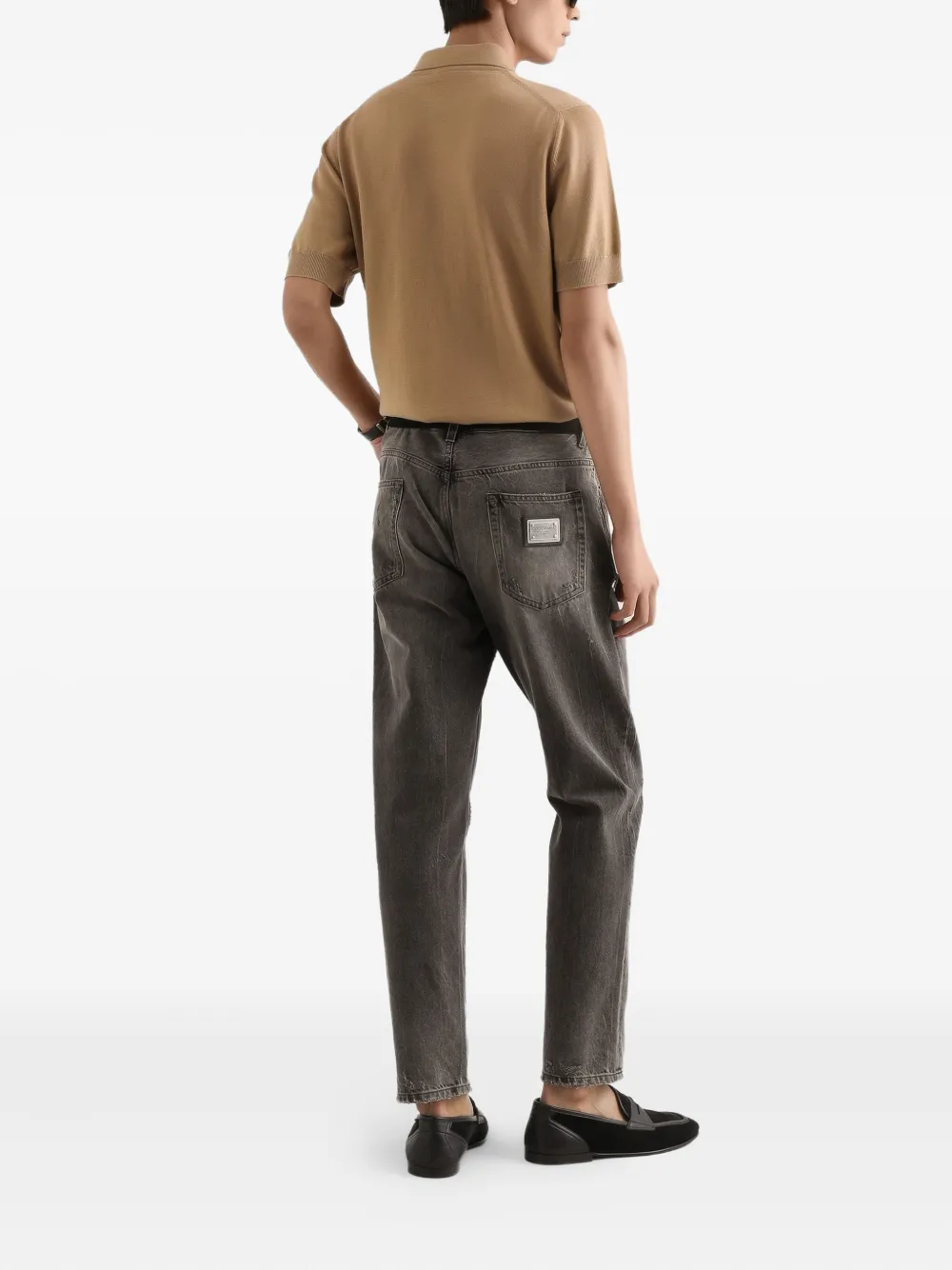  Dolce & Gabbana Distressed-effect Jeans - Grey 