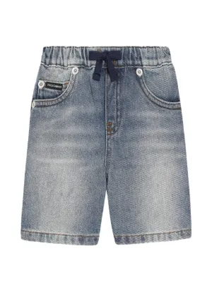 DOLCE&GABBANA デニムショートパンツ Dolce & Gabbana Kids（ドルチェ＆ガッバーナキッズ）デニムショート