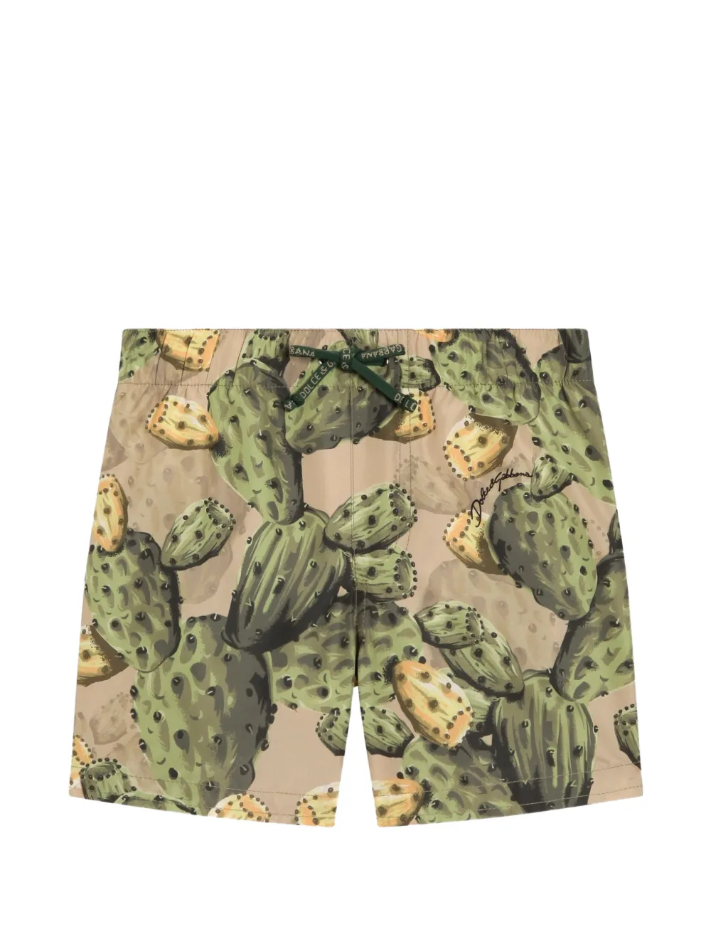 Dolce & Gabbana Kids Costume da bagno con stampa - Toni neutri