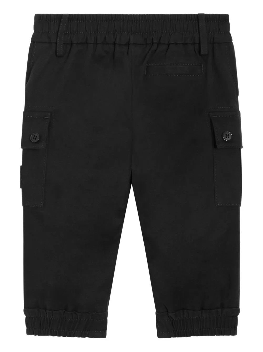 Dolce & Gabbana Kids Broek met knoopsluiting Zwart