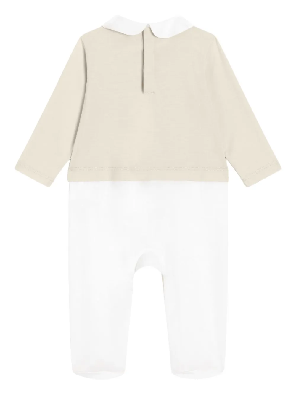 Dolce & Gabbana Kids Babykleding met kraag (driedelige set) Beige