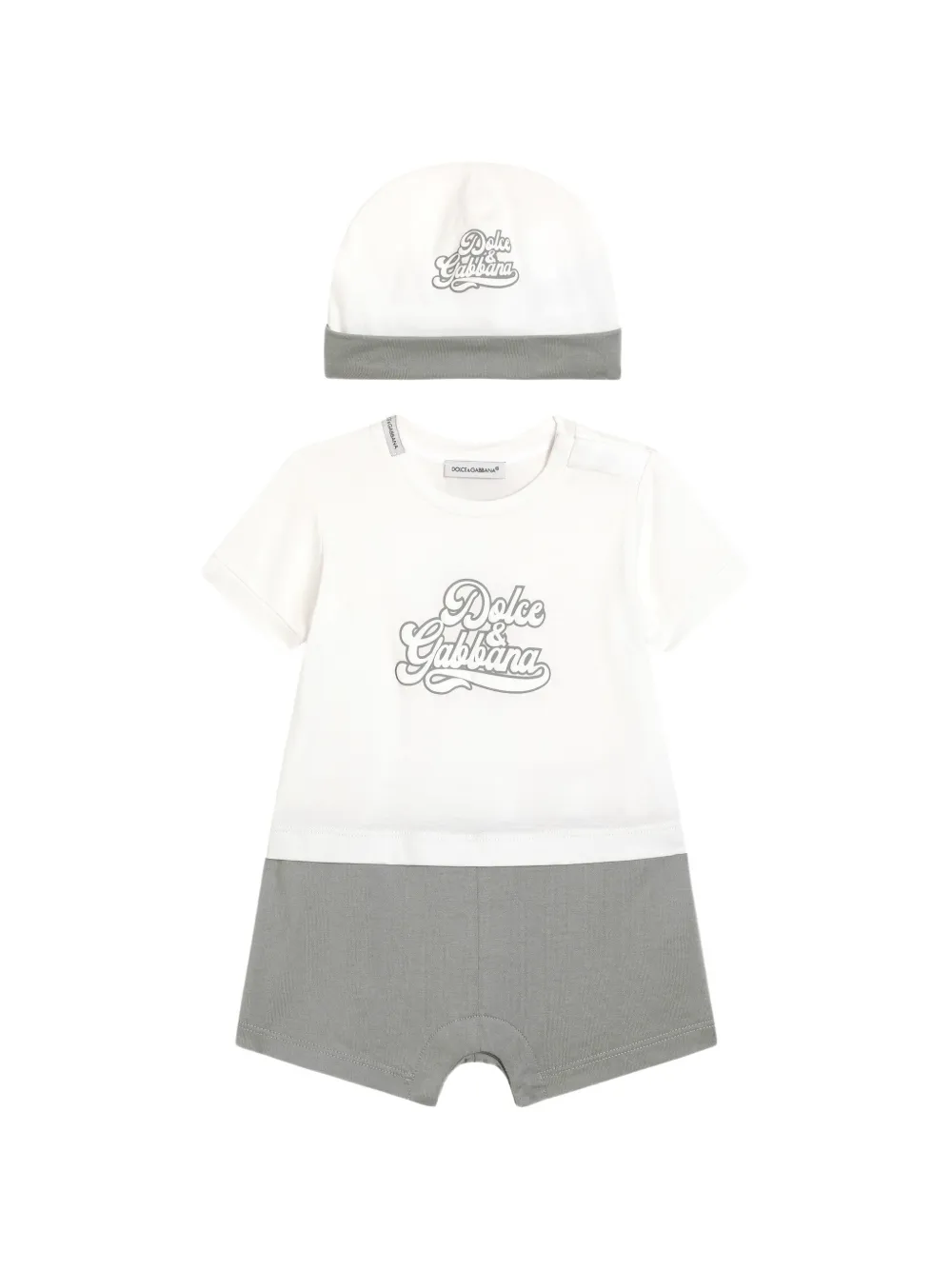Dolce & Gabbana Kids Geschenk-Set mit Print (2er-Set) - Weiß