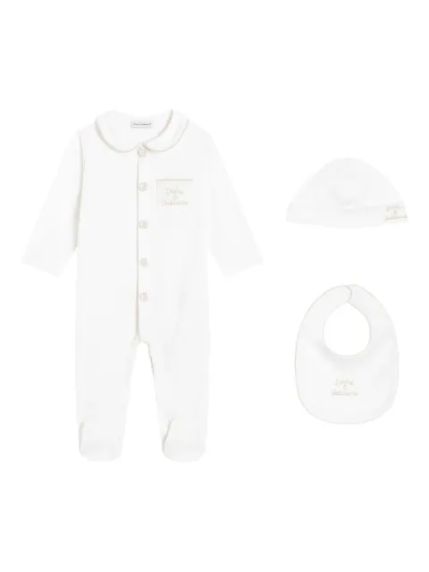 Dolce & Gabbana Kids collared babywear (set of three)