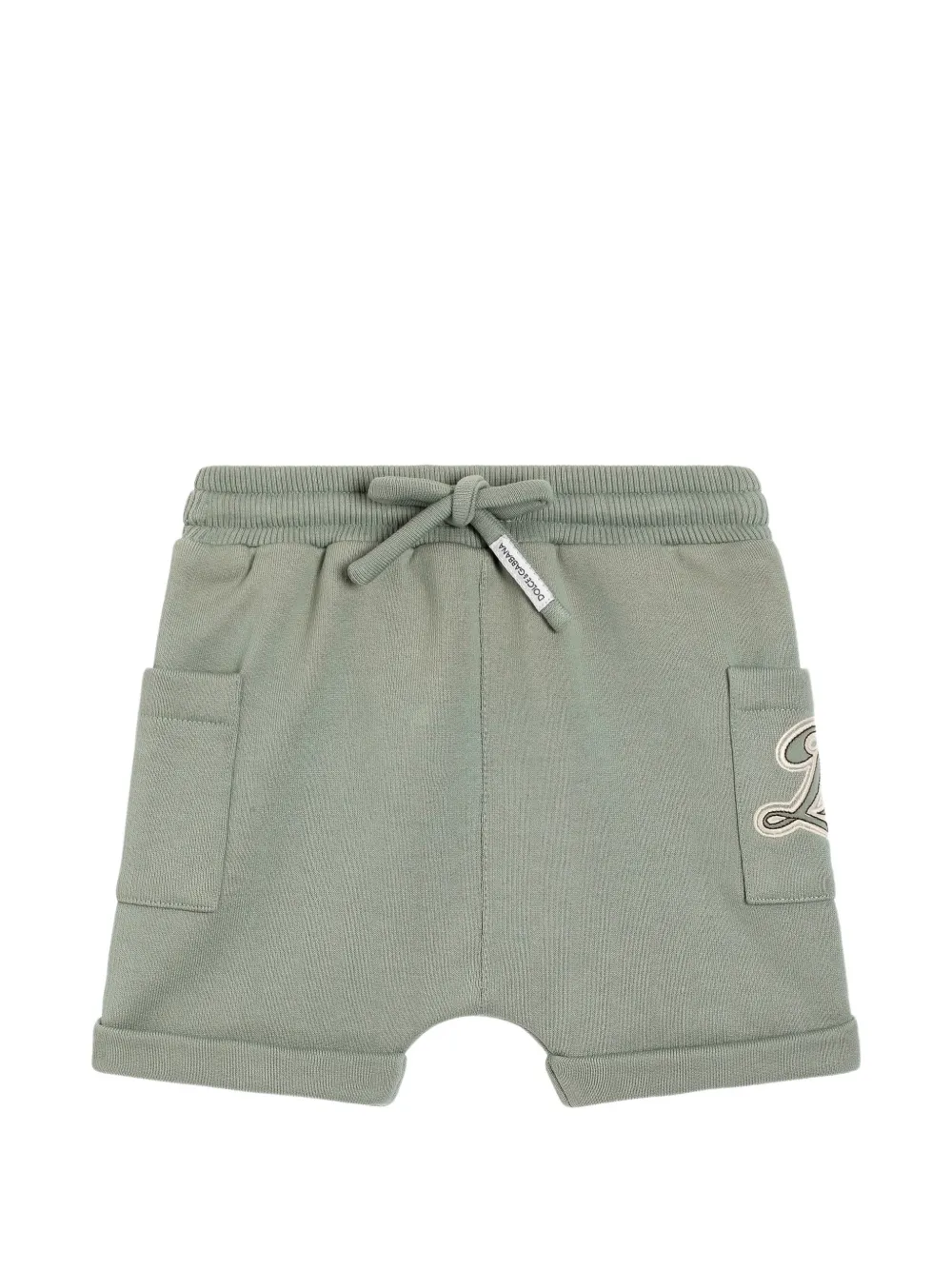 Dolce & Gabbana Kids logo shorts - Green
