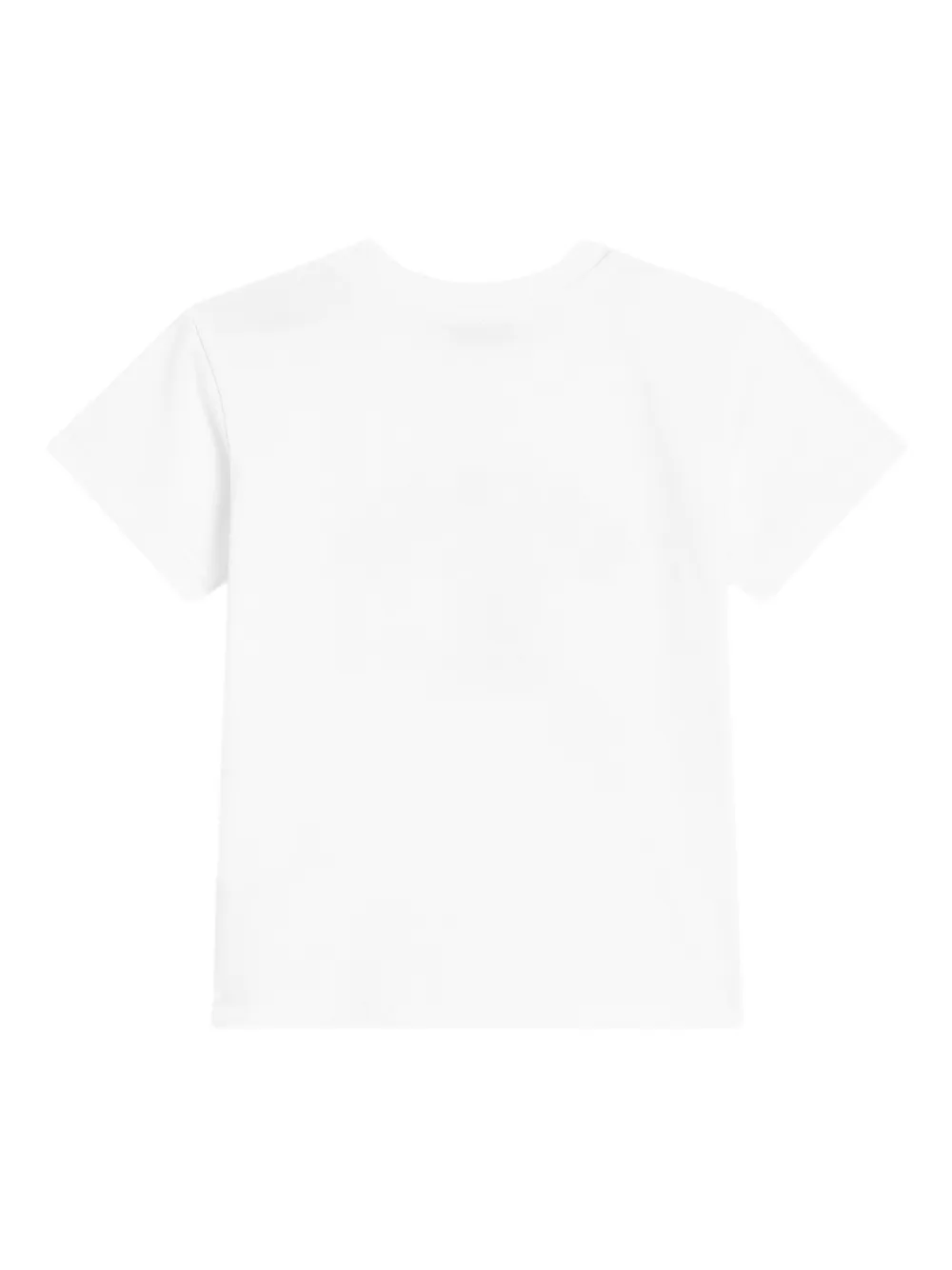 Dolce & Gabbana Kids T-shirt met ronde hals en grafische print Wit