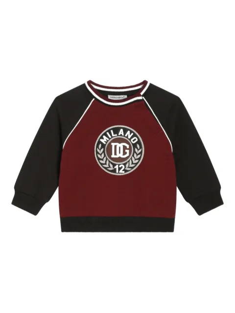 Dolce & Gabbana Kids sweat à manches raglan
