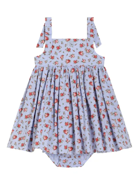Dolce & Gabbana Kids vestido midi con motivo floral