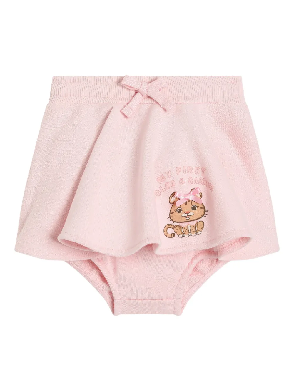 Dolce & Gabbana Kids Gonna con stampa - Rosa