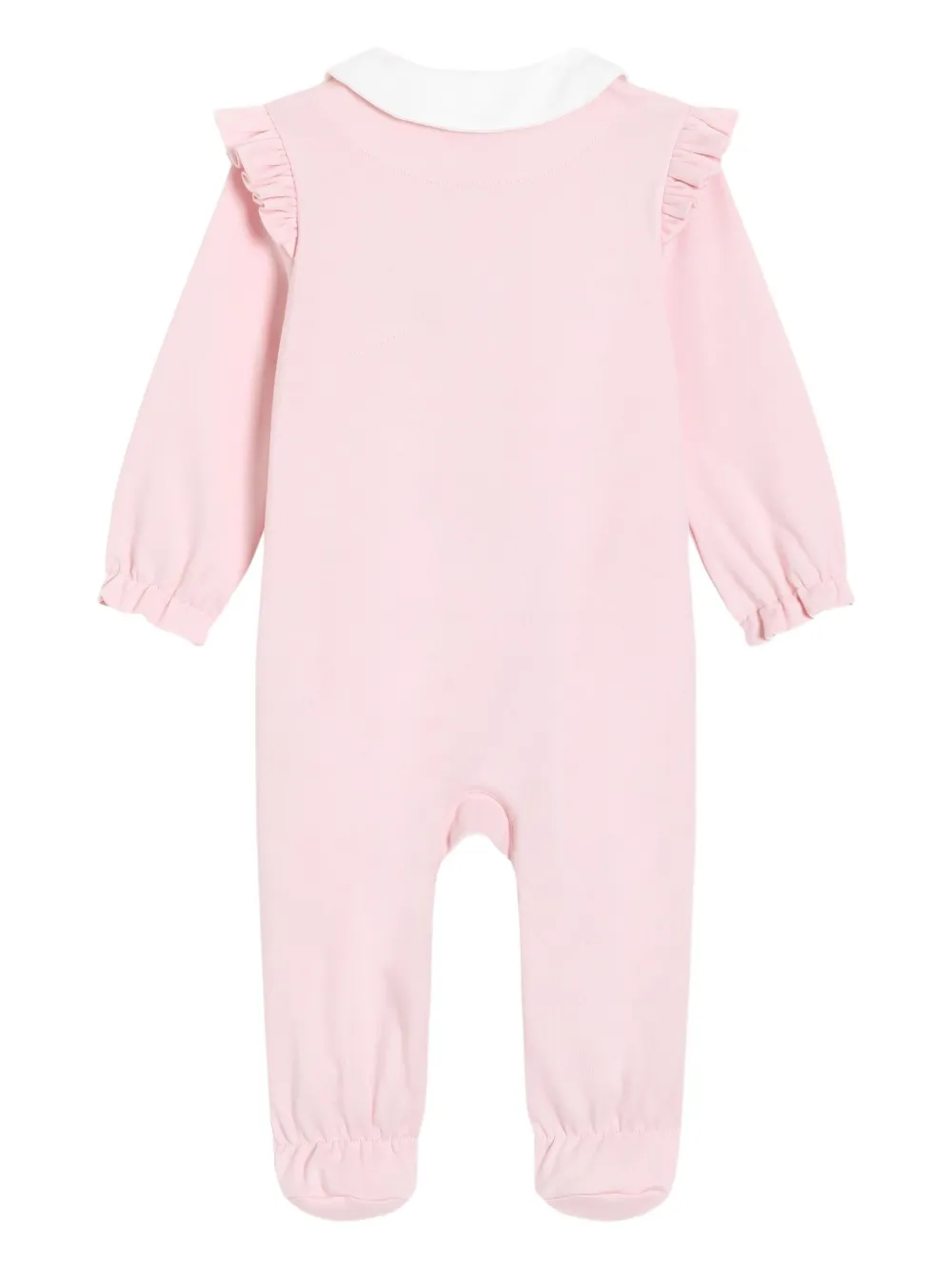 Dolce & Gabbana Kids Driedelig romperset met ruches Roze