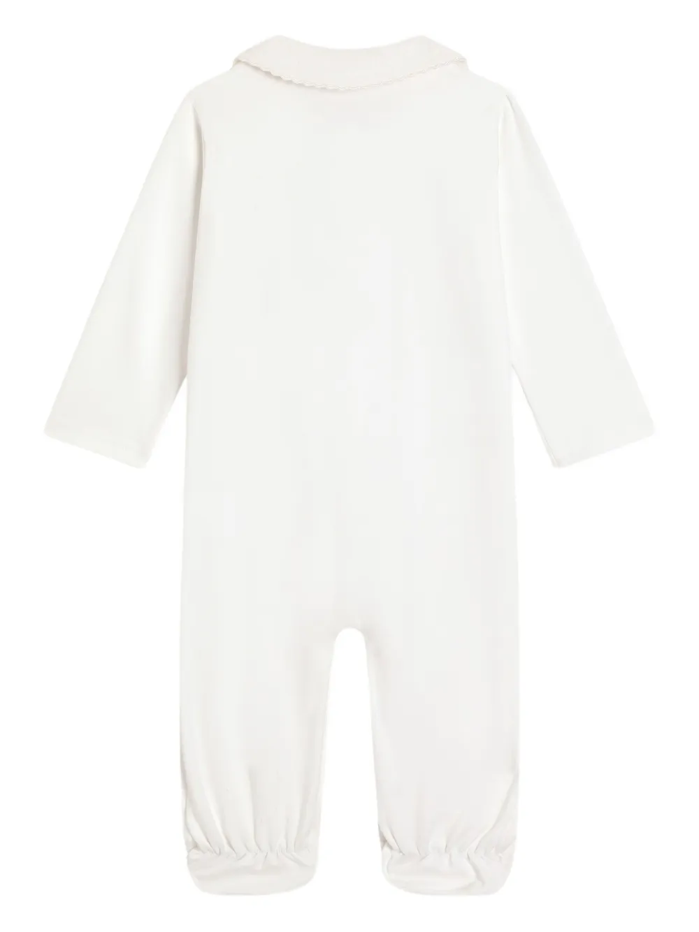 Dolce & Gabbana Kids Driedelig romperset met knopen Wit