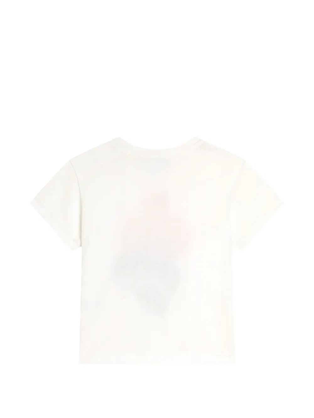 Dolce & Gabbana Kids Jersey T-shirt met bloemenprint Wit