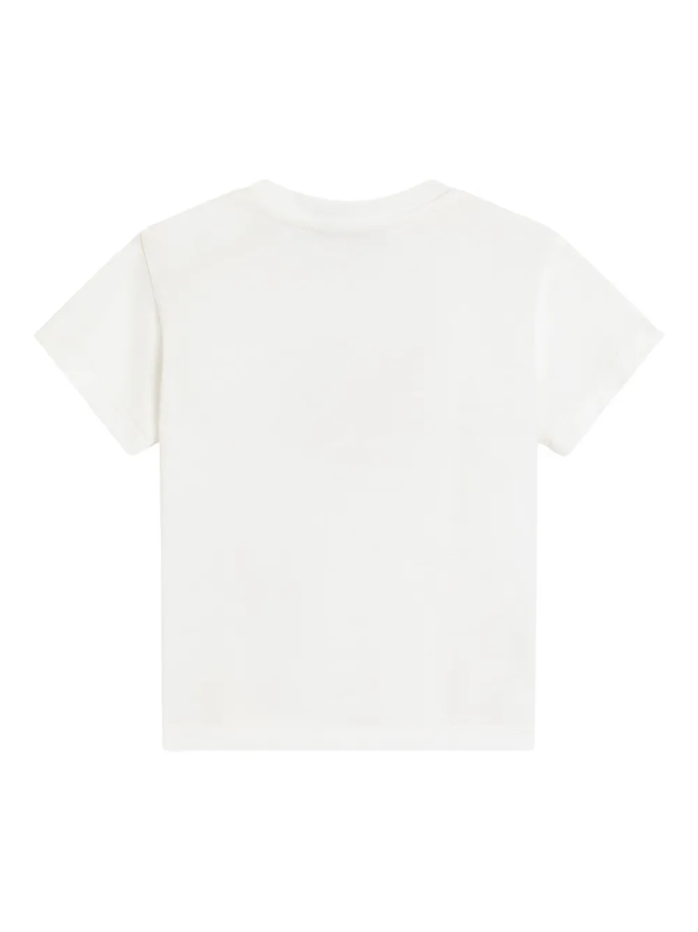 Dolce & Gabbana Kids T-shirt met bloemenprint Wit