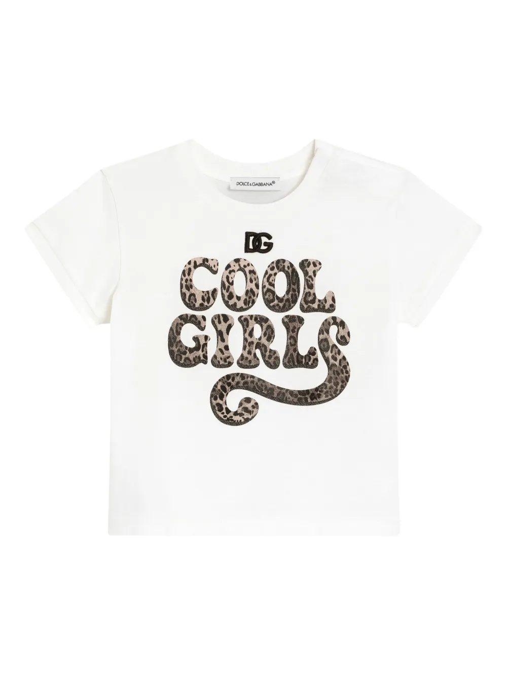 Dolce & Gabbana Kids T-shirt in cotone - Bianco