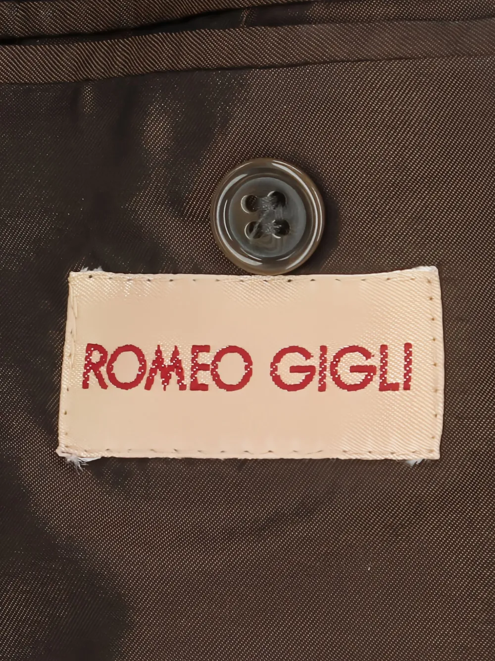  Romeo Gigli Pre-owned 1990s Double-breasted Coat - Brown 