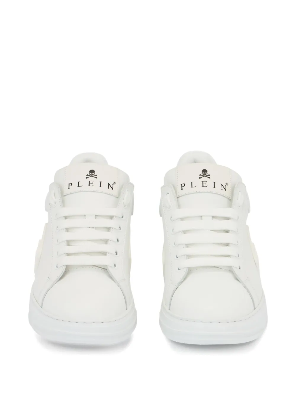 Philipp Plein Phantom Kick$ low-top sneakers met logoplakkaat Wit