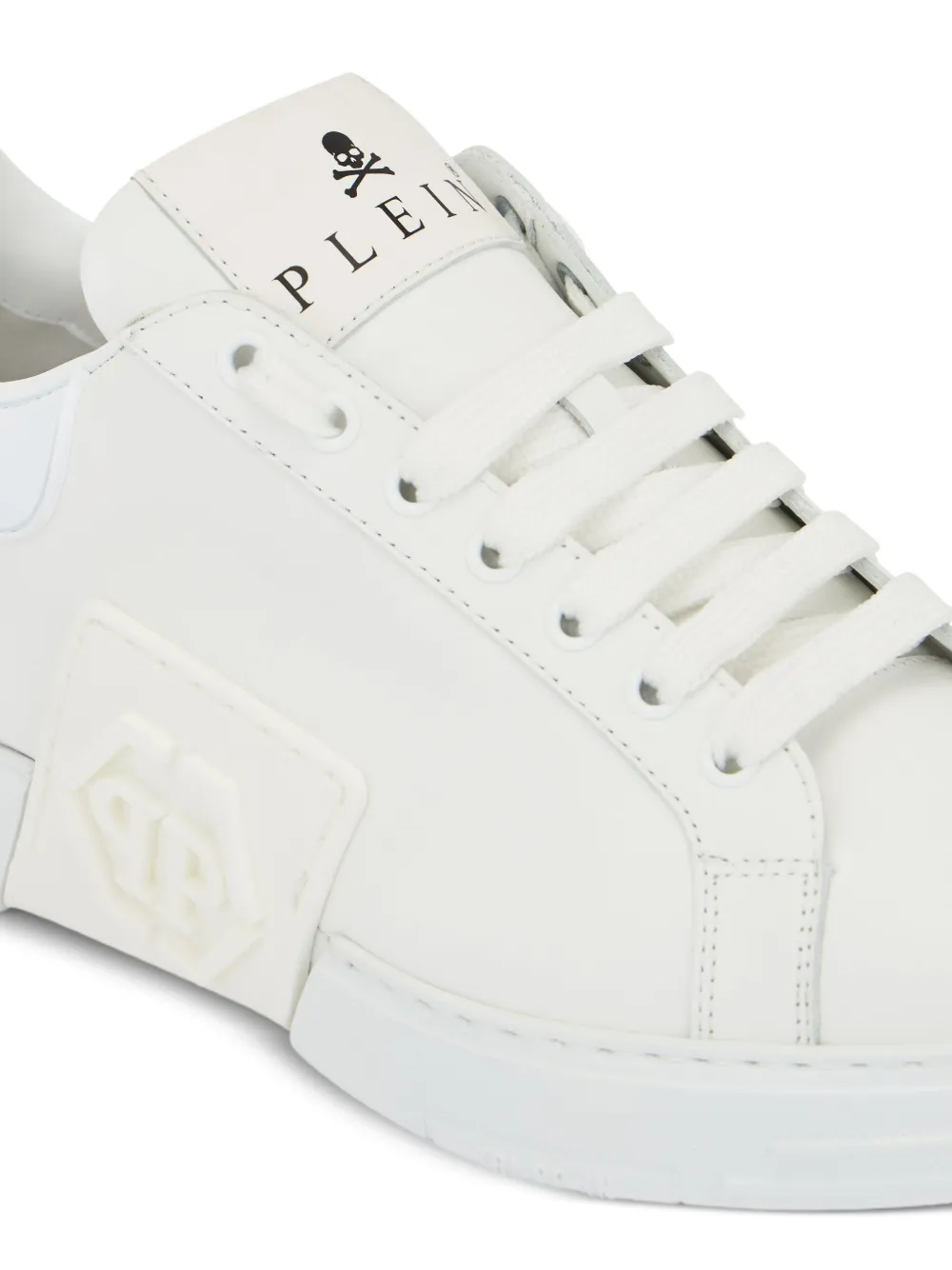 Philipp Plein Phantom Kick$ low-top sneakers met logoplakkaat Wit