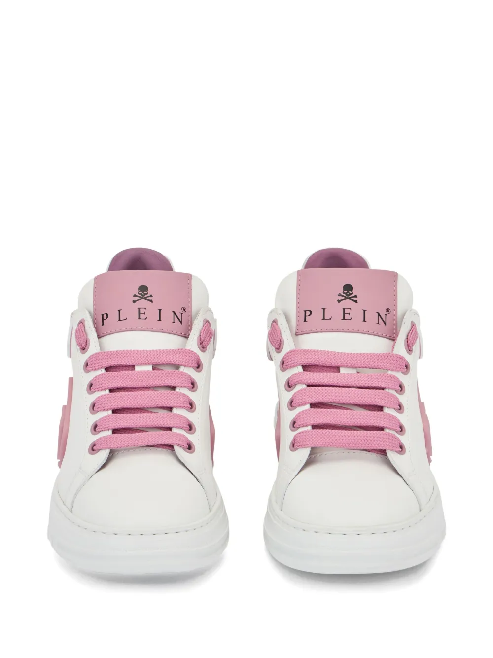 Philipp Plein Phantom Kick$ low-top sneakers met logoplakkaat Wit