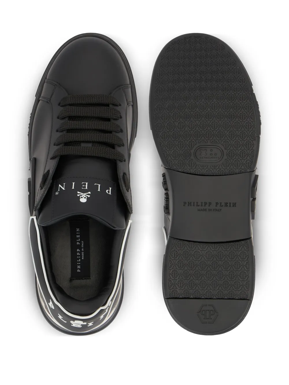 Philipp Plein Phantom Kick$ low-top sneakers met logo Zwart