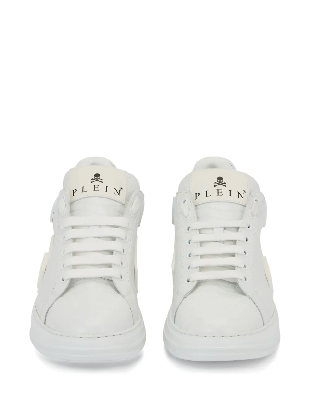Philipp Plein Phantom Kick$ sneakers met logo-reliëf Wit