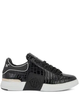 Chloé Lauren Lace low-top Sneakers | Black | FARFETCH RO