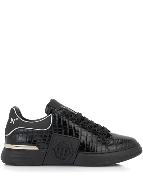 Philipp Plein Phantom Kick$ Cocco embossed low-top sneakers