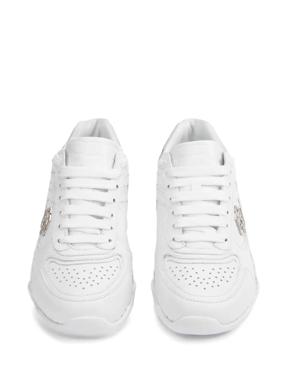 Philipp Plein Cocco low-top sneakers met logo Wit