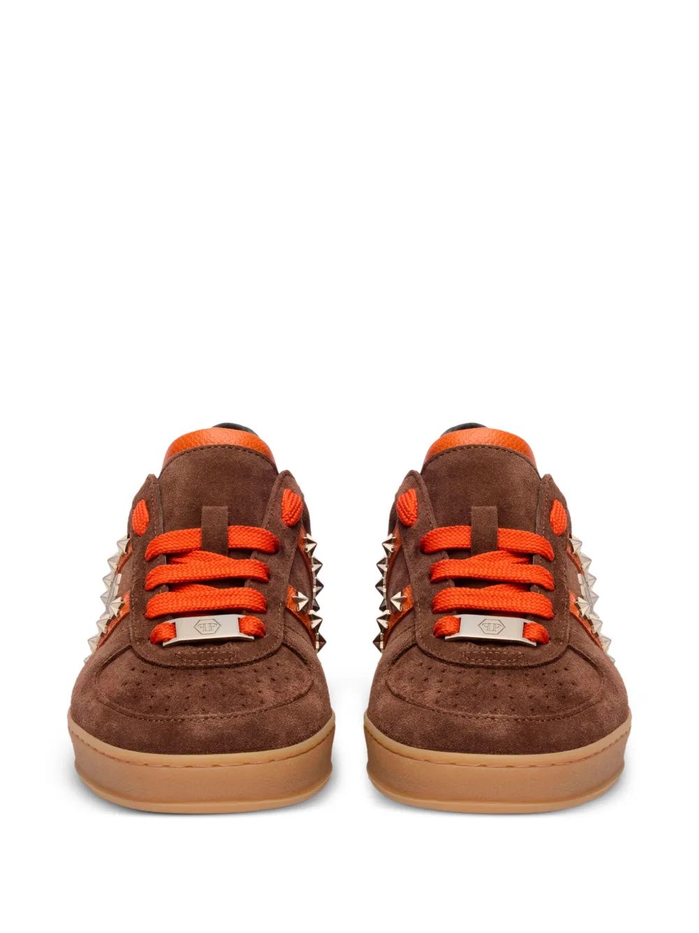 Philipp Plein Retro Rebel studded sneakers Bruin