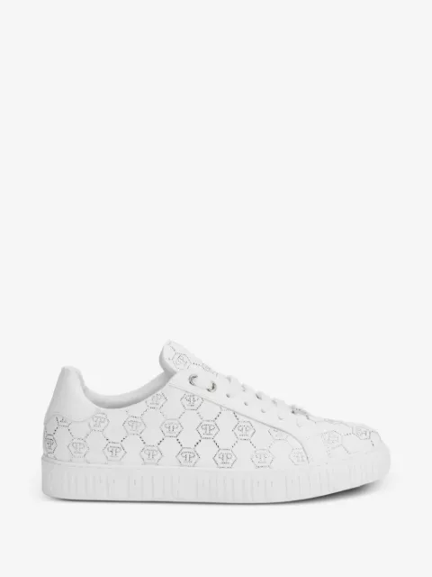 Philipp Plein low-top Carson sneakers med monogram og strass