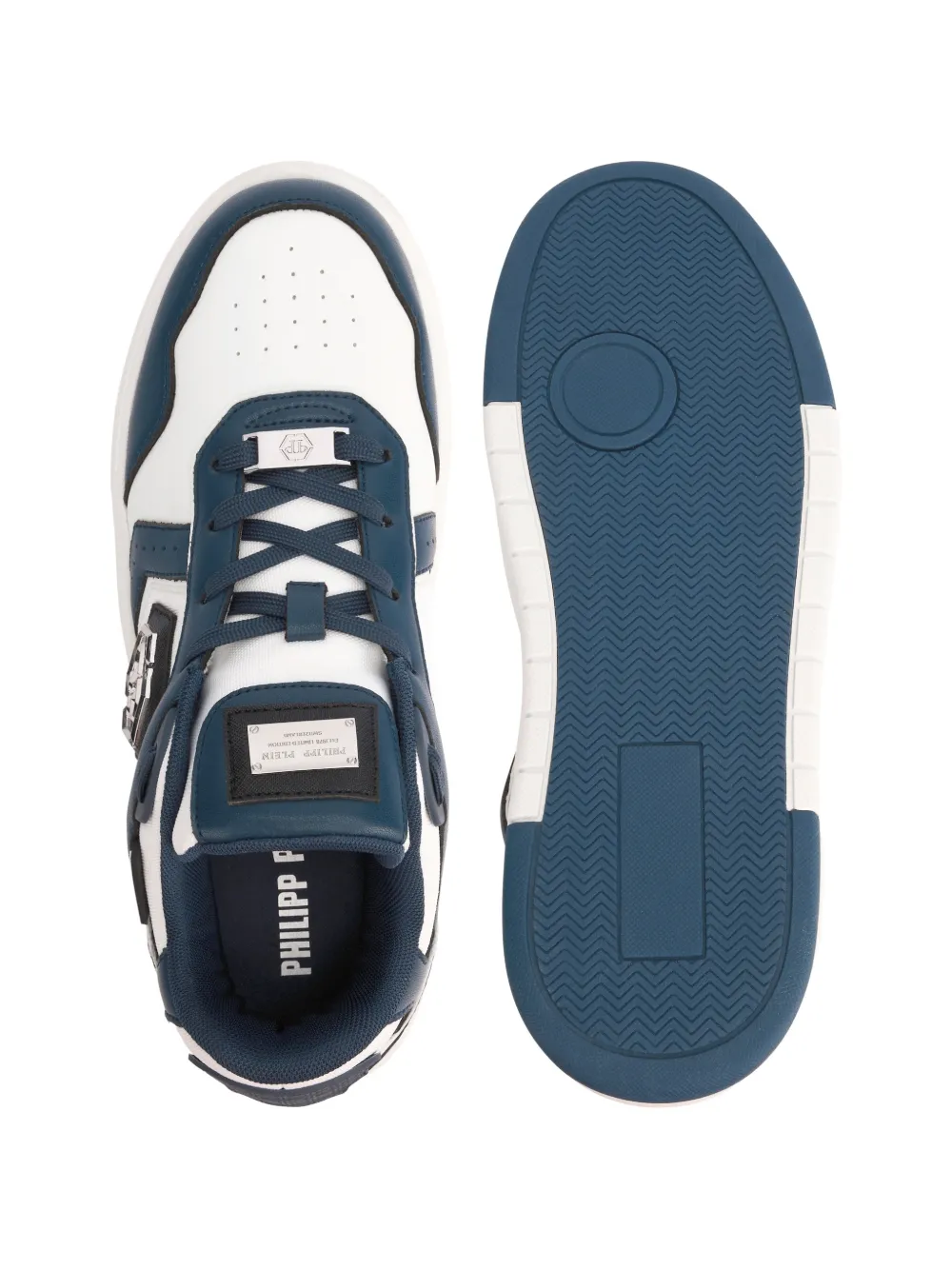 Philipp Plein SK8R logo low-top sneakers Wit