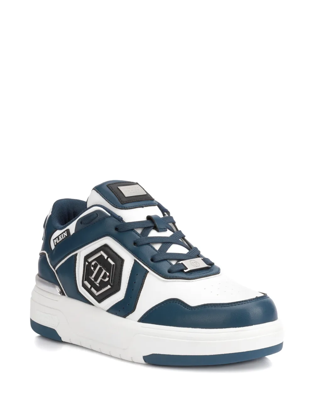 Philipp Plein SK8R logo low-top sneakers Wit