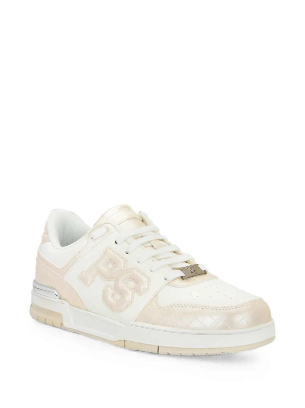 Plein Sport Sneakers met geperforeerd krokodillen-reliëf Wit