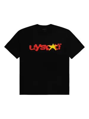 SP5DER Disclaimer short-sleeved T-shirt | Black | FARFETCH