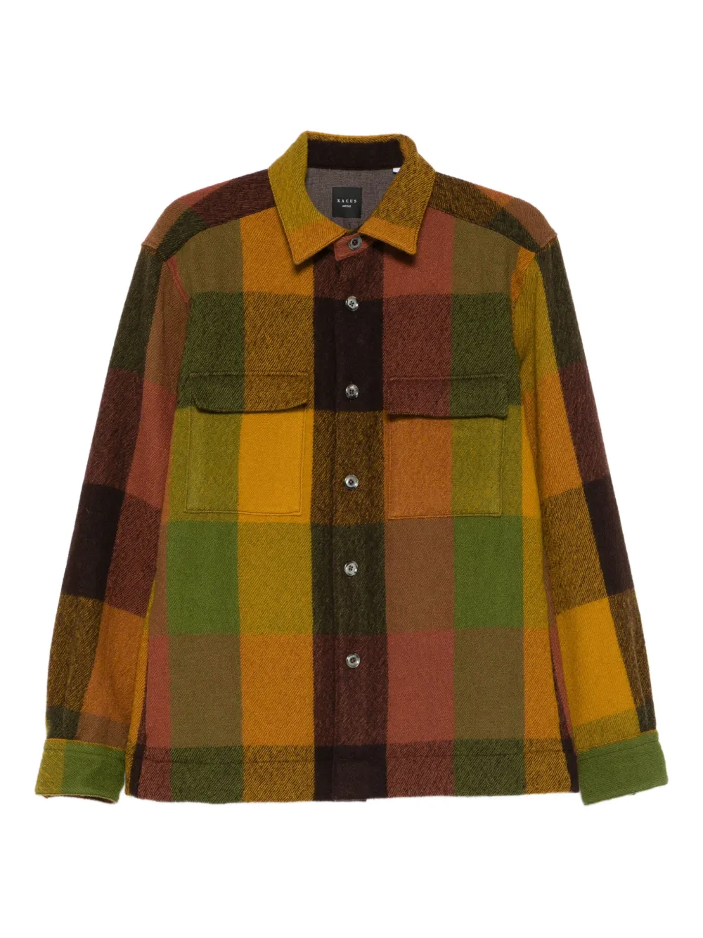 Xacus check pocket jacket | marron | Image 1